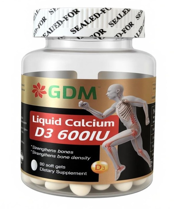 Liquid Calcium D3 600 IU