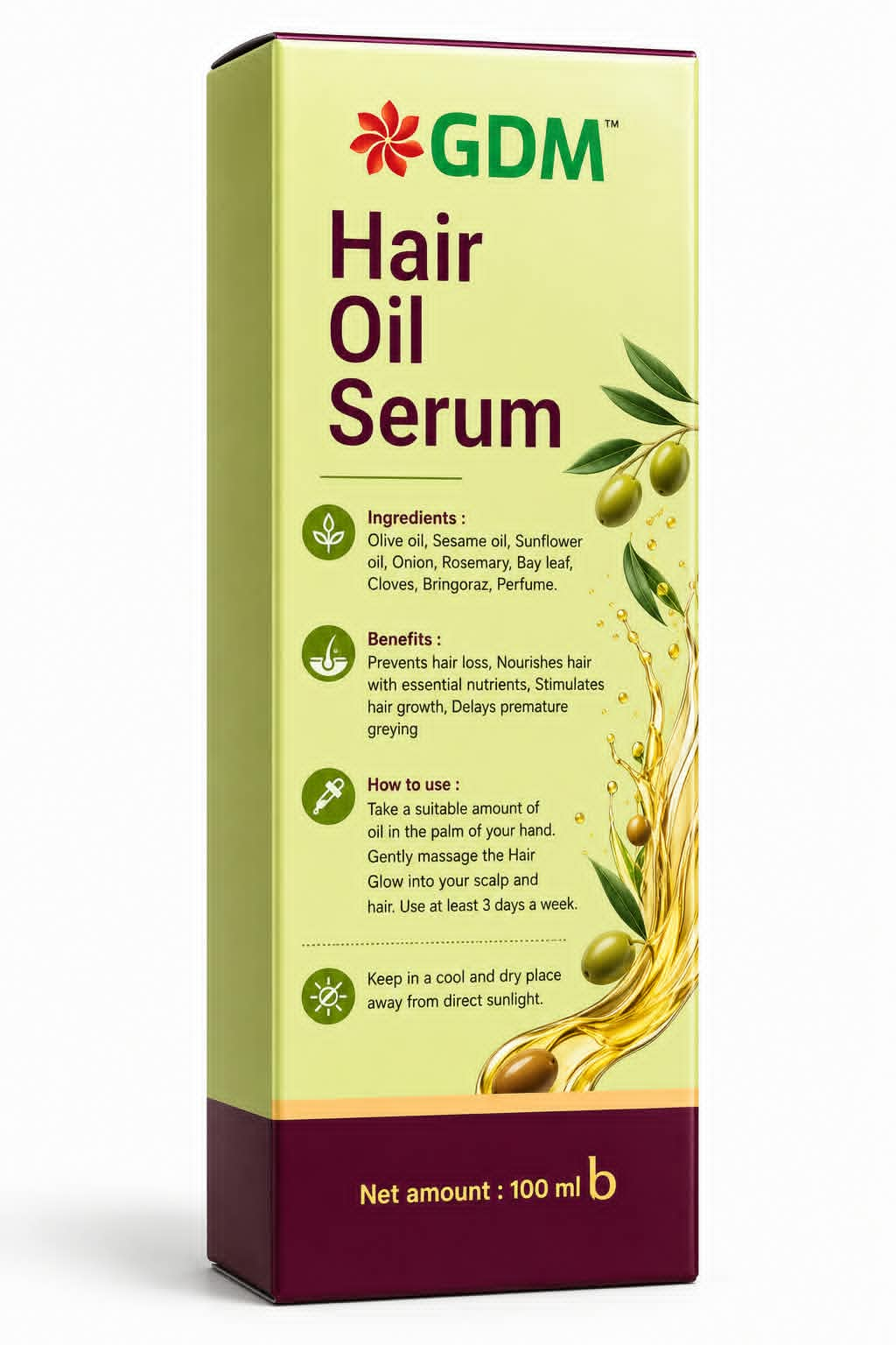 GDM Hair Oil Serum